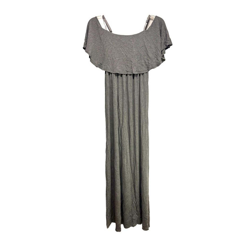 Alice + Olivia Air by Stacy Bendet Womens Maxi Off Shoulder Dress